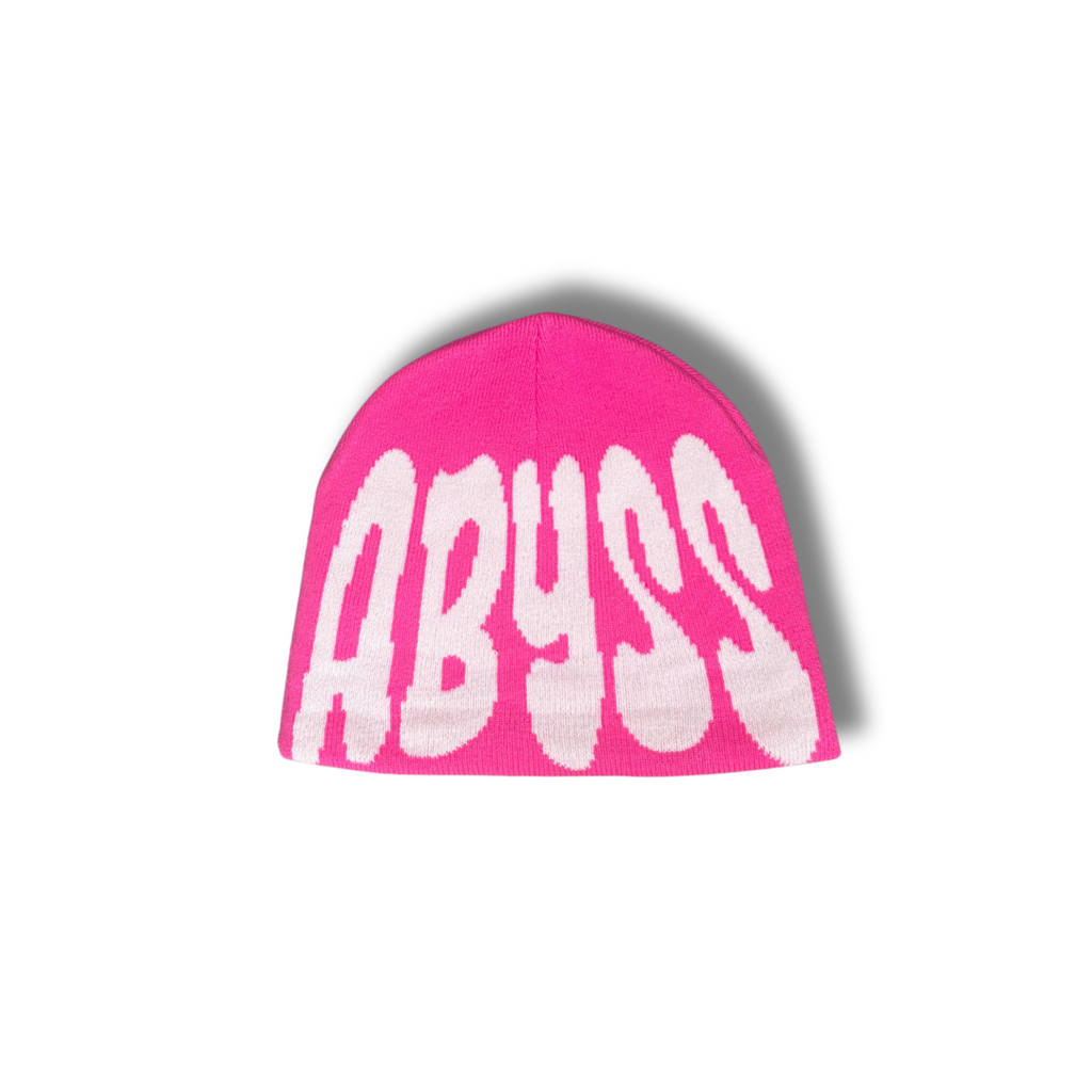 Abyss Bubble Knit Beanie - Pink