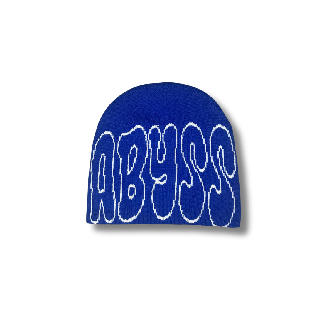 Abyss Bubble Knit Beanie - Blue